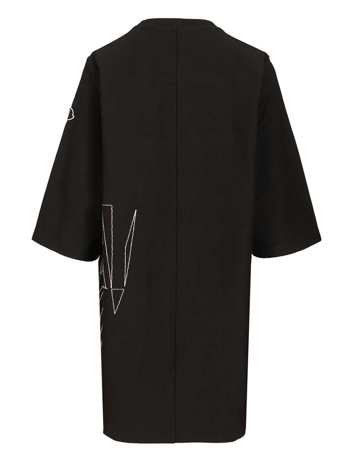 Moncler X Rick Owens Jumbo T-Shirt - Nero | ecf41825edba58731e97307e7fe79b1275d55562