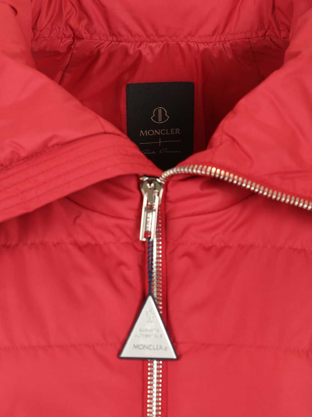 Moncler X Rick Owens Moncler X Rick Owens Cropped Jacket Giacche - Rosso | fe3ef8253bd0ae9477d4a5439ac3ebdef1aaa81f
