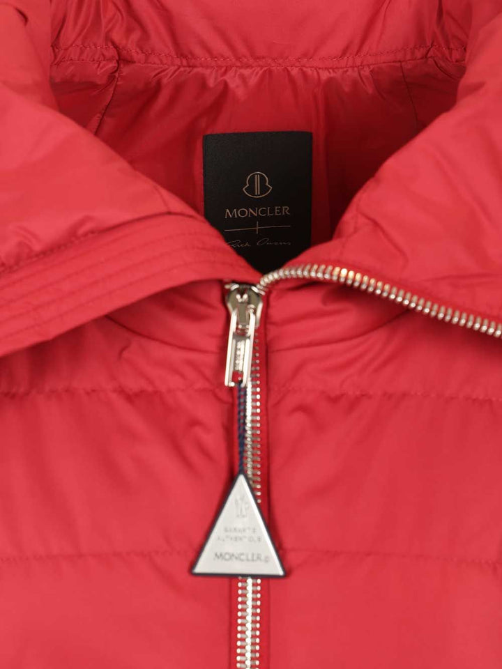 Moncler X Rick Owens Moncler X Rick Owens Cropped Jacket Giacche - Rosso | fe3ef8253bd0ae9477d4a5439ac3ebdef1aaa81f