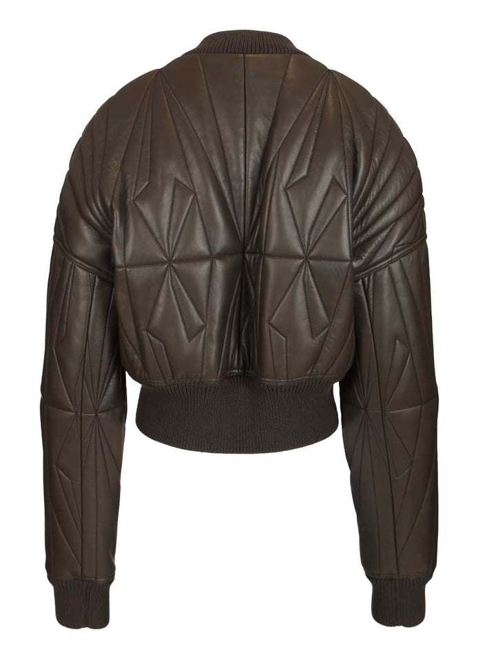 Moncler X Rick Owens Geocamo Giacche - Marrone | 35e88a3e48348d962fe588d7e6b24720b6480f50