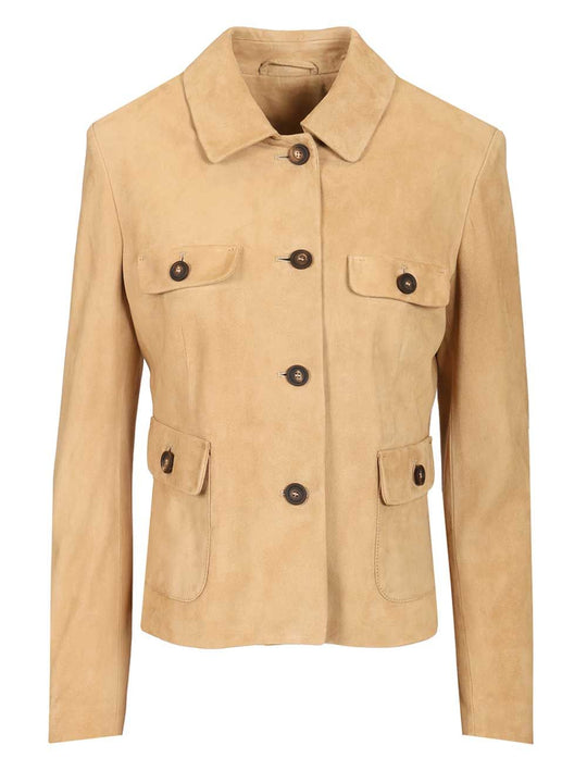 Suede Jacket Giacche Marrone