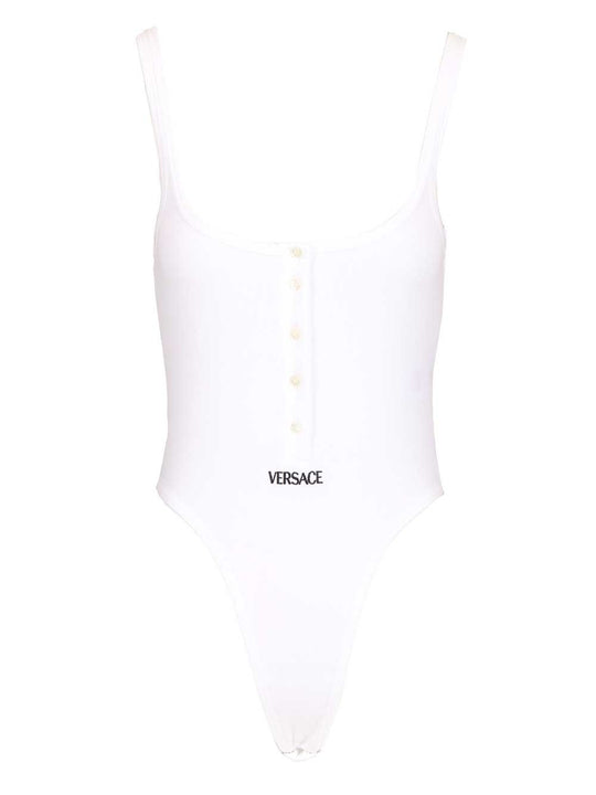Organic Cotton Bodysuit Top Bianco