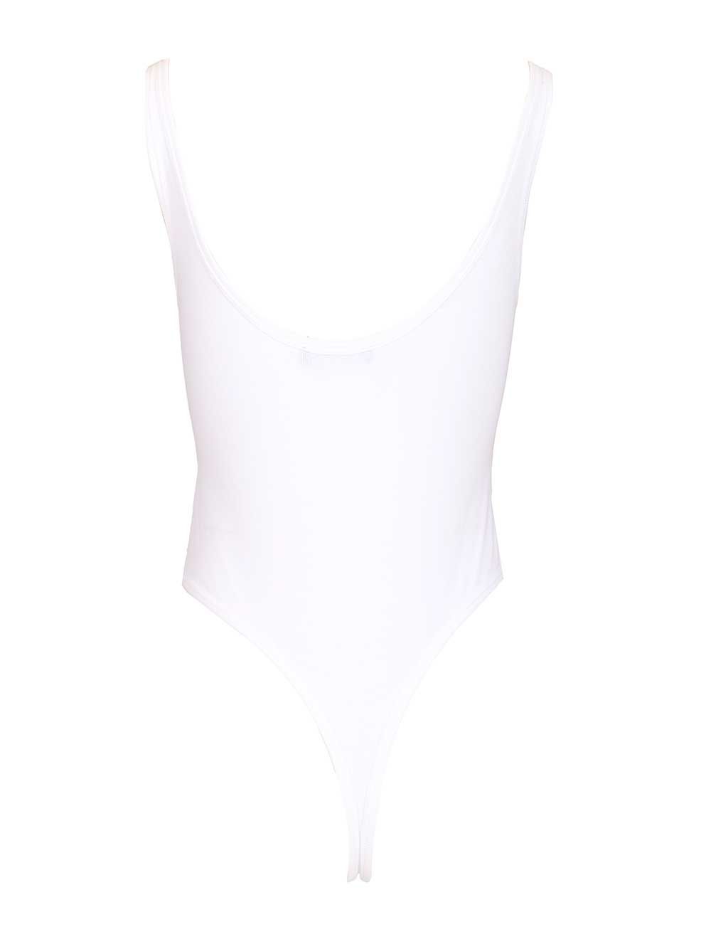 Versace Organic Cotton Bodysuit Top - Bianco | 5ff767189aaeacc50164bd1b4b80396726048901