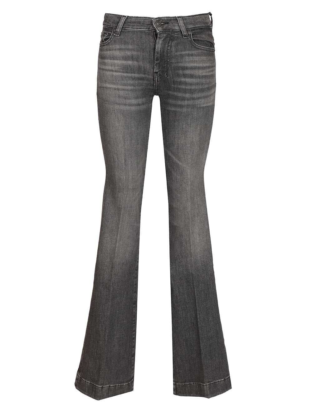 7 For All Mankind Dojo Rocker With 7 Studded Jeans - Nero | 88a7bca521815499c751d934cdc49de0d1da1e76