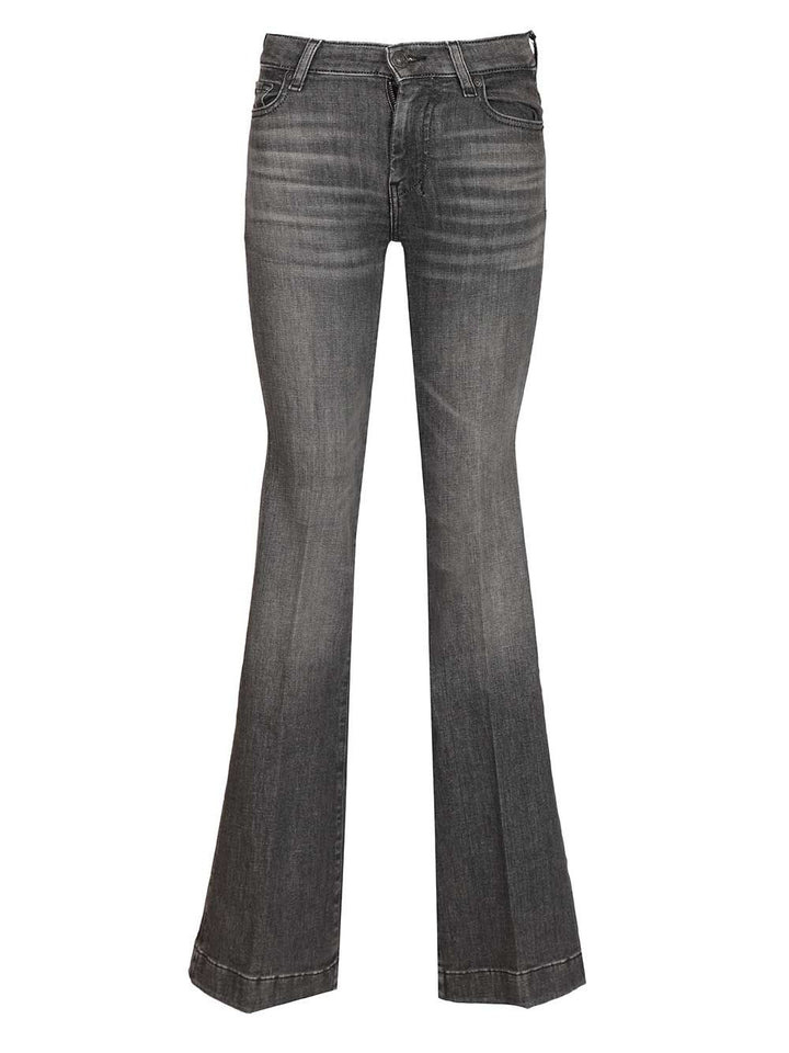 7 For All Mankind Dojo Rocker With 7 Studded Jeans - Nero | 88a7bca521815499c751d934cdc49de0d1da1e76