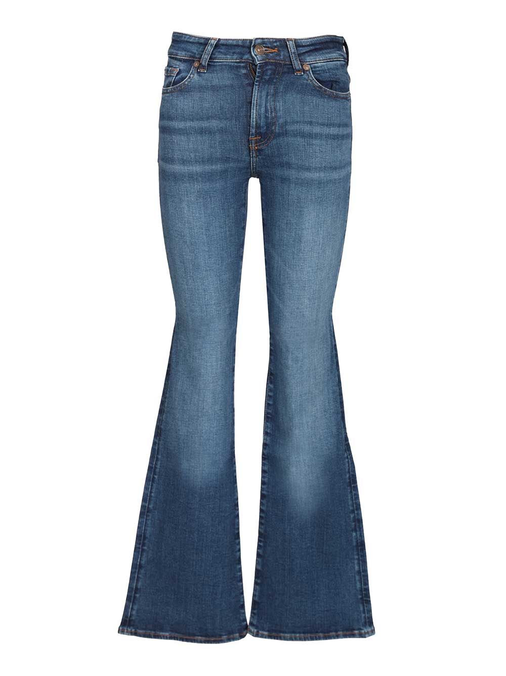 7 For All Mankind The Leggy Bootcut Moonwater Jeans - Blu | 92aab64ffc2f8b27fcb5387b142781b24c2e86e1