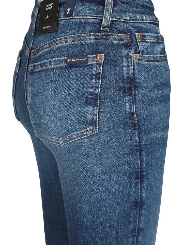7 For All Mankind The Leggy Bootcut Moonwater Jeans - Blu | 22601ba8143f50696116cc881fb2a7891ea5d3cf