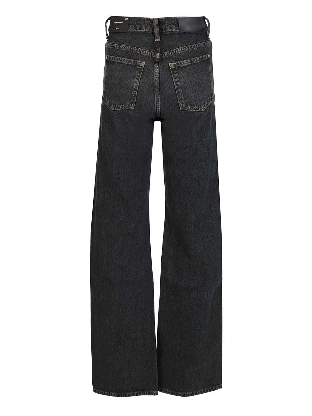 7 For All Mankind Tess Trouser Stormwave Jeans - Blu | 6203794bccd22d389370cec506121c6efcaa490b
