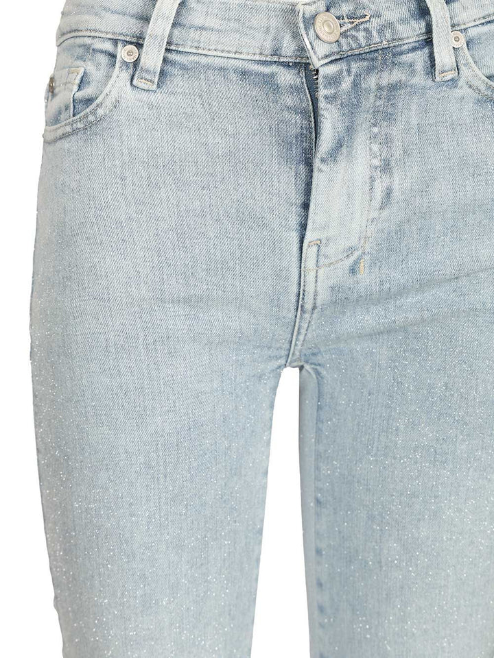 7 For All Mankind Dojo Sparkling Jeans - Light blue | 6f1509475a1282864d3b8dfb1e1aa83ab7dc9ee6