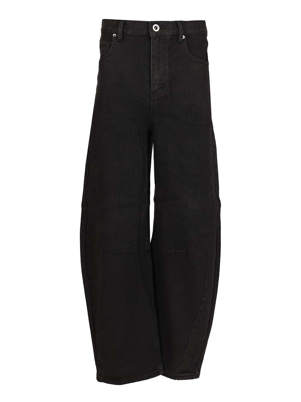 Self-Portrait Barrel Jeans - Nero | 4b8fb93a68a5ec1685ff2f8ff0ae45b1cc968d21