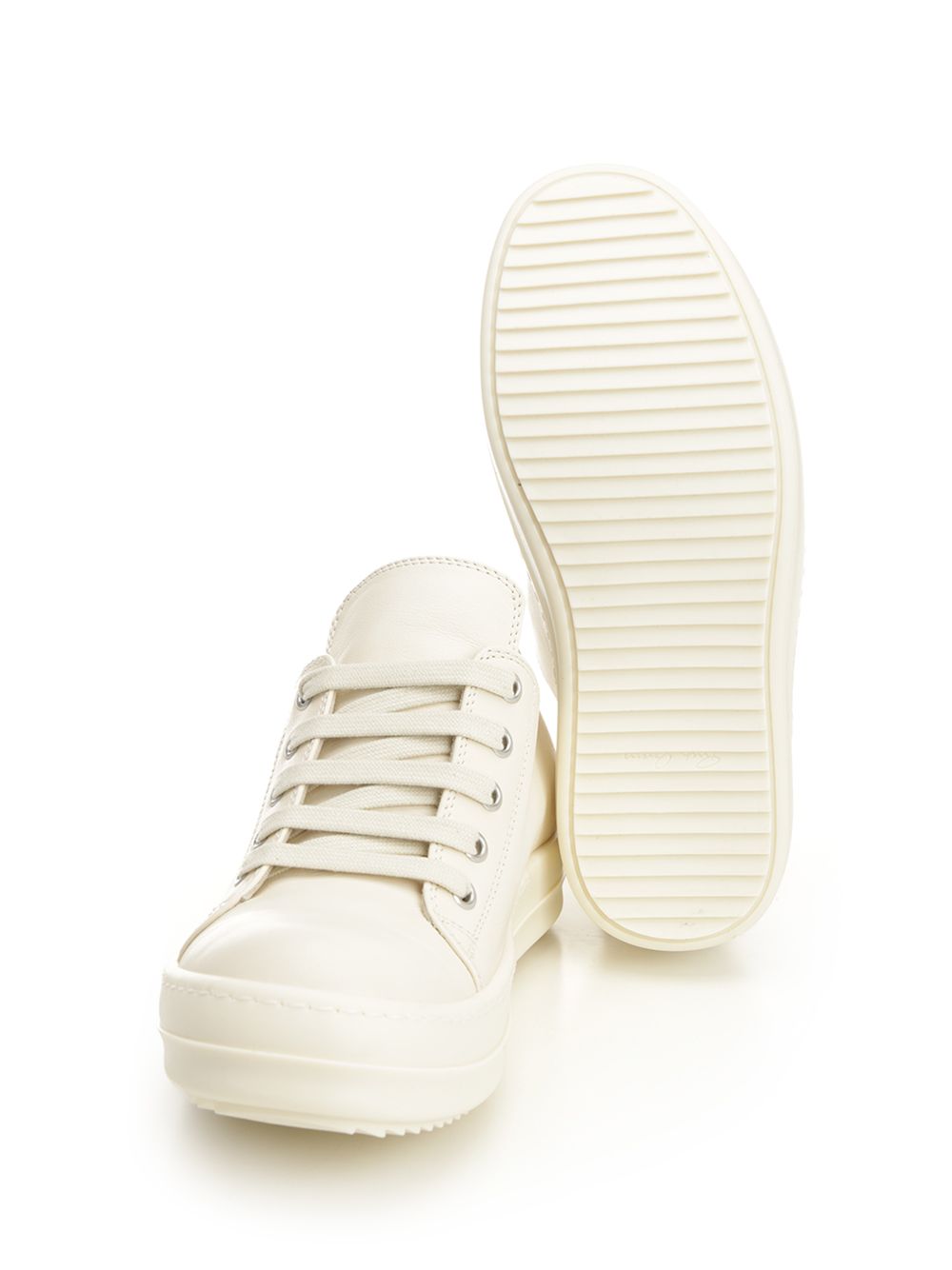 Rick Owens Strobe Sneakers - Bianco | cb08ae2e8f1d4806c1d8f267d9fa0d606581b315