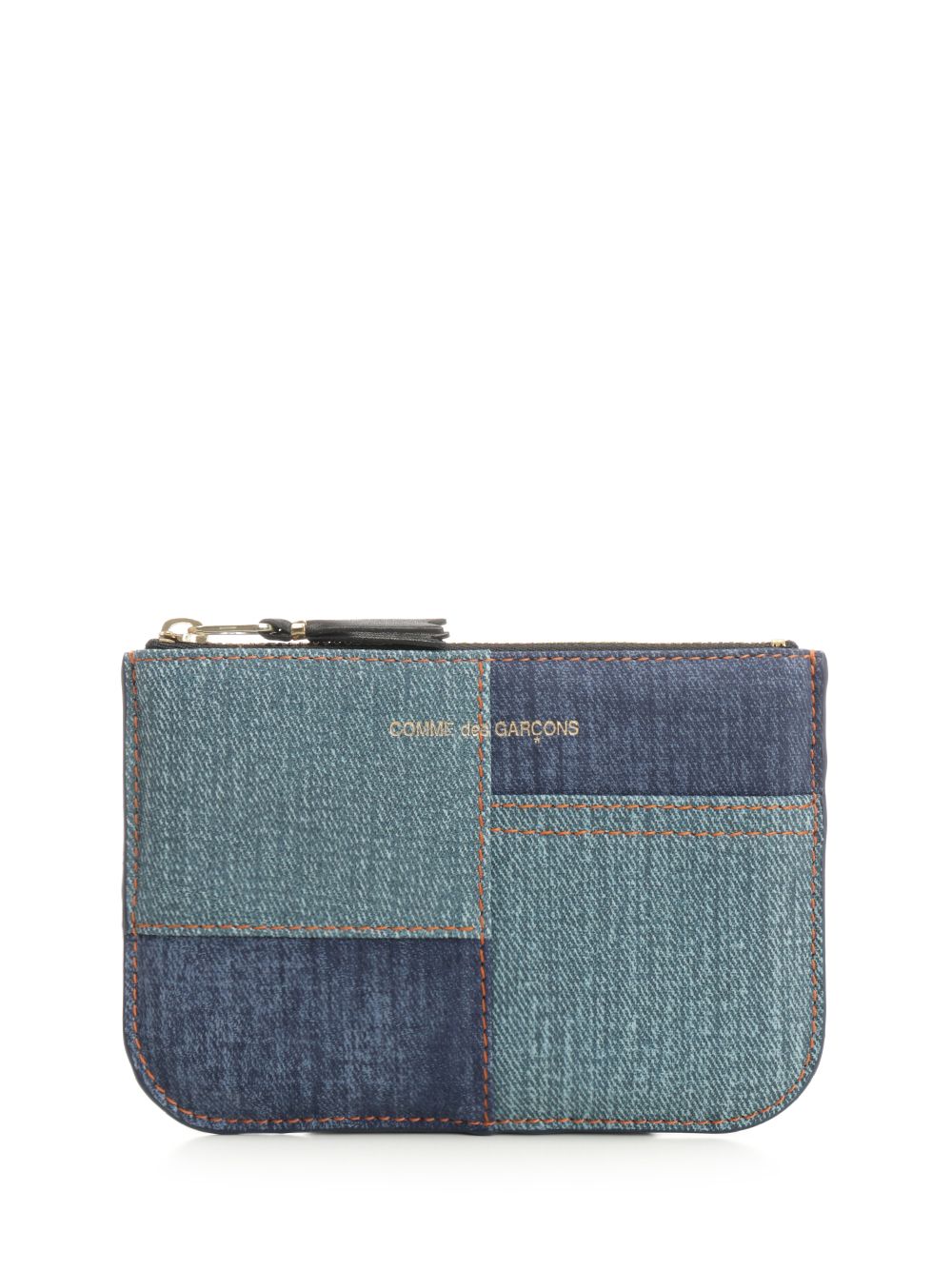 Comme Des Garcons Wallet Denim Patchwork Coin Purse Small leather goods - Blu | 17becc497d646a1e7e327ea424d4d6ffeb57263d