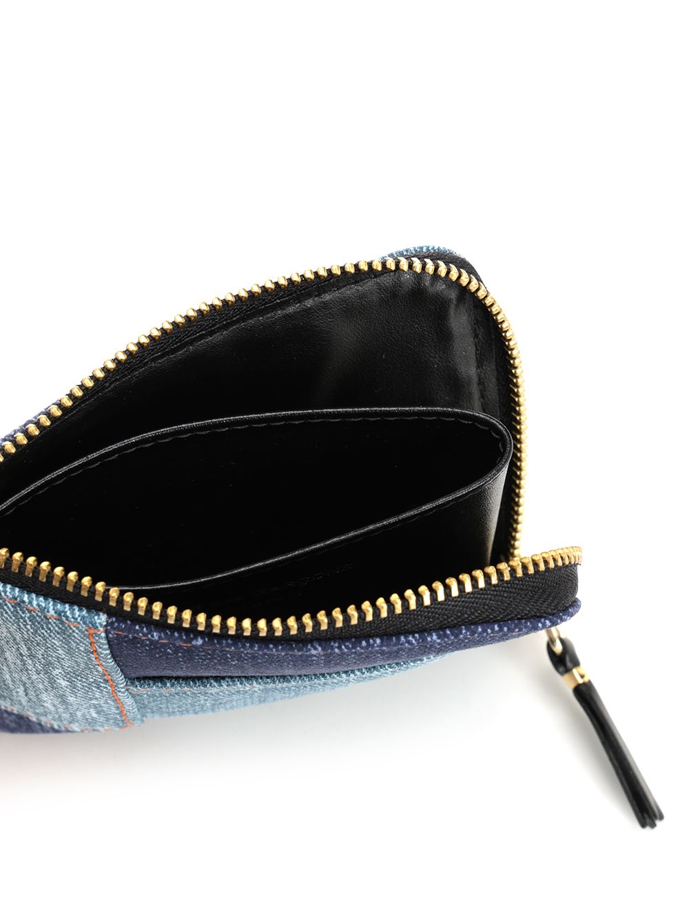 Comme Des Garcons Wallet Patchwork Leather Denim Effect Zip Wallet Wallets - Blu | 0ebd37f977c015c6bfdbfd8149dbec72d9757f5b