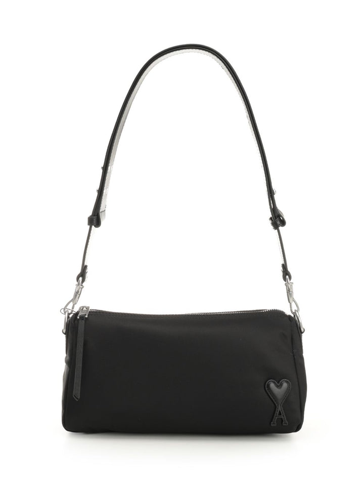 Ami Marcel Bag In Padded Nylon Canvas Crossbody Bags - Nero | 9398912f56a40565d3170e629162b27cc42d573c
