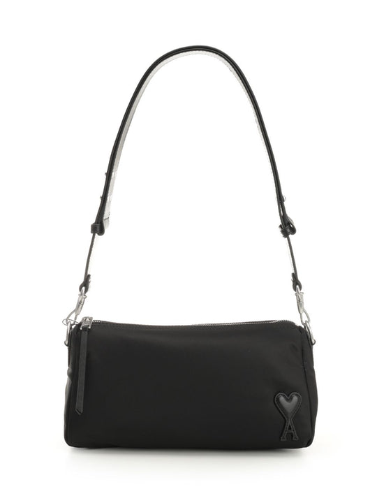 Marcel Bag In Padded Nylon Canvas Crossbody Bags Nero