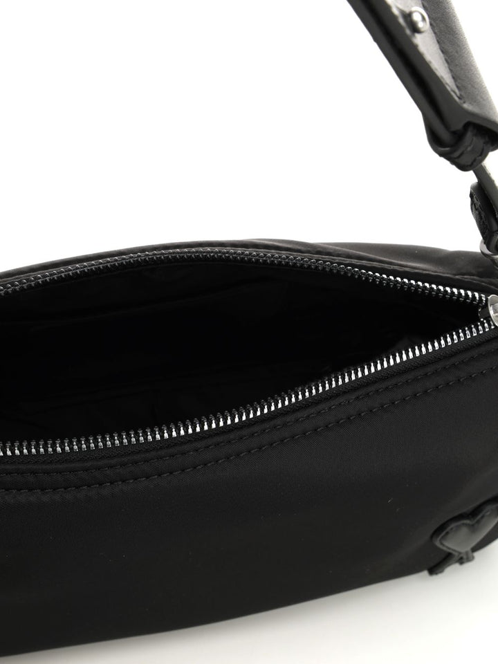 Ami Marcel Bag In Padded Nylon Canvas Crossbody Bags - Nero | 3c09686266734102476e24b1b9007b9a9bb88442
