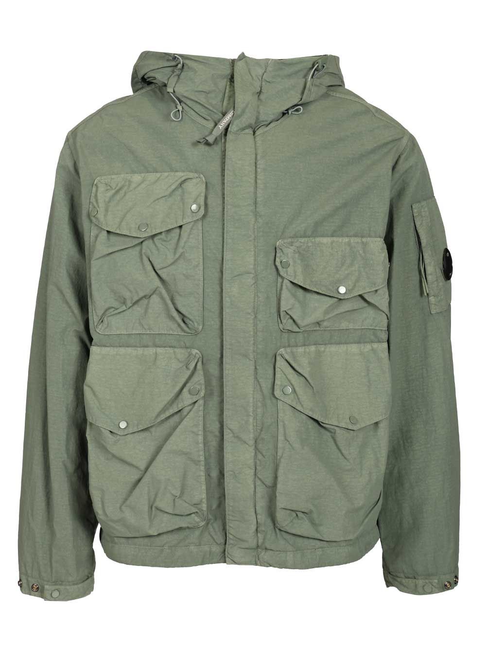 C.P. Company Goggle Jacket Giacche - Verde | 1838a55c44aaaadd0904d69beda28951d3aeb673