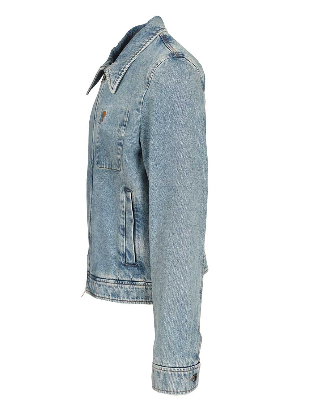 Ami Ami De Coeur Zip-Up Jacket Giacche - Light blue | 8a022598550a2fecdd8921ee4e7c1b0264f5858c