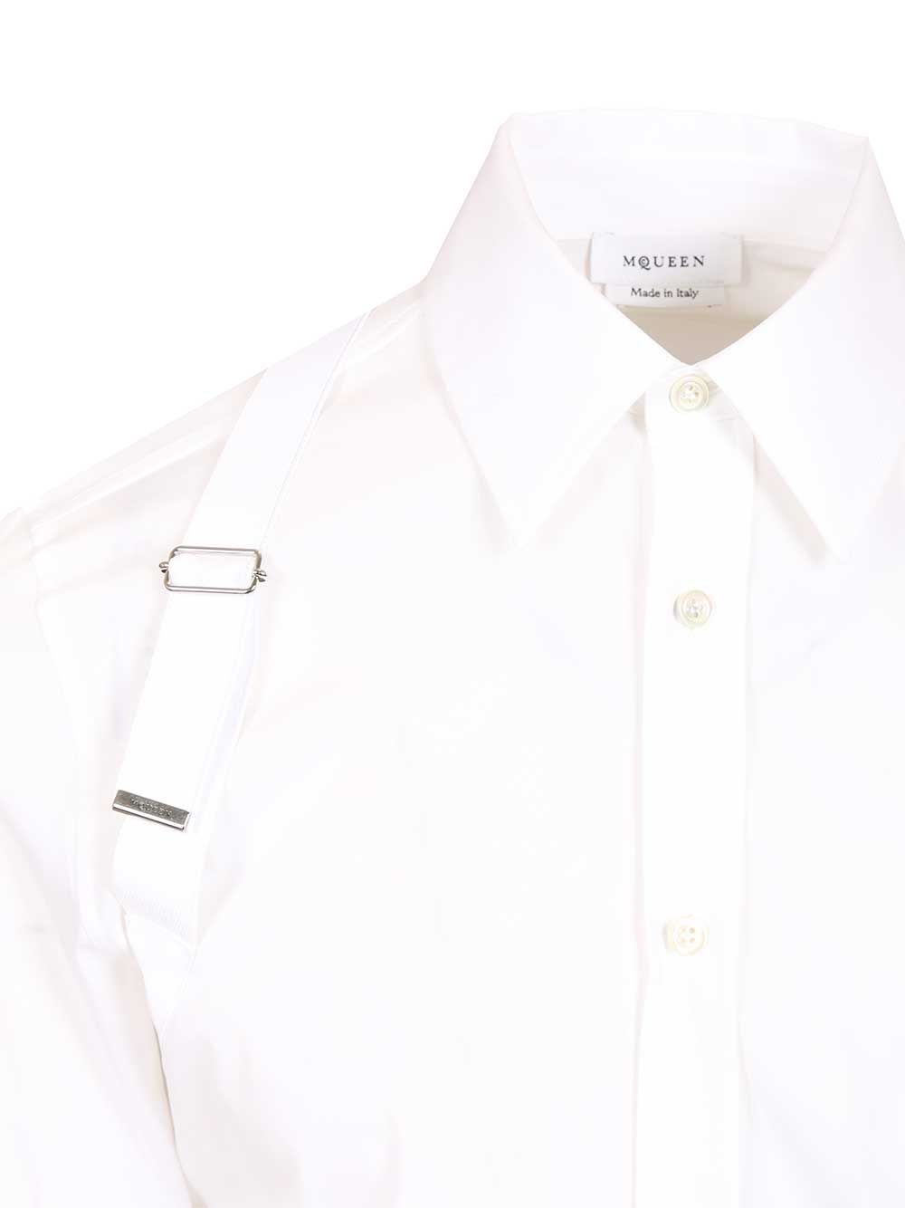 Mcqueen Harness Shirt Shirts - Bianco | 59572c3dbbb91f33e10dd0fbefa1867db49b5f8a