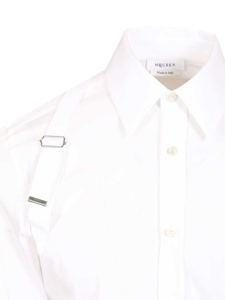 Mcqueen Harness Shirt Shirts - Bianco | 59572c3dbbb91f33e10dd0fbefa1867db49b5f8a