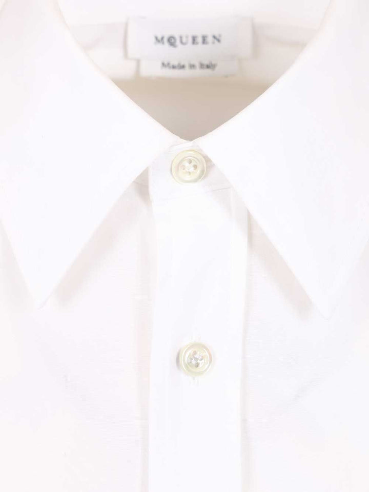 Mcqueen Harness Shirt Shirts - Bianco | 09953bfb4eee0076b9443e73a105eb5ddceb3e1e