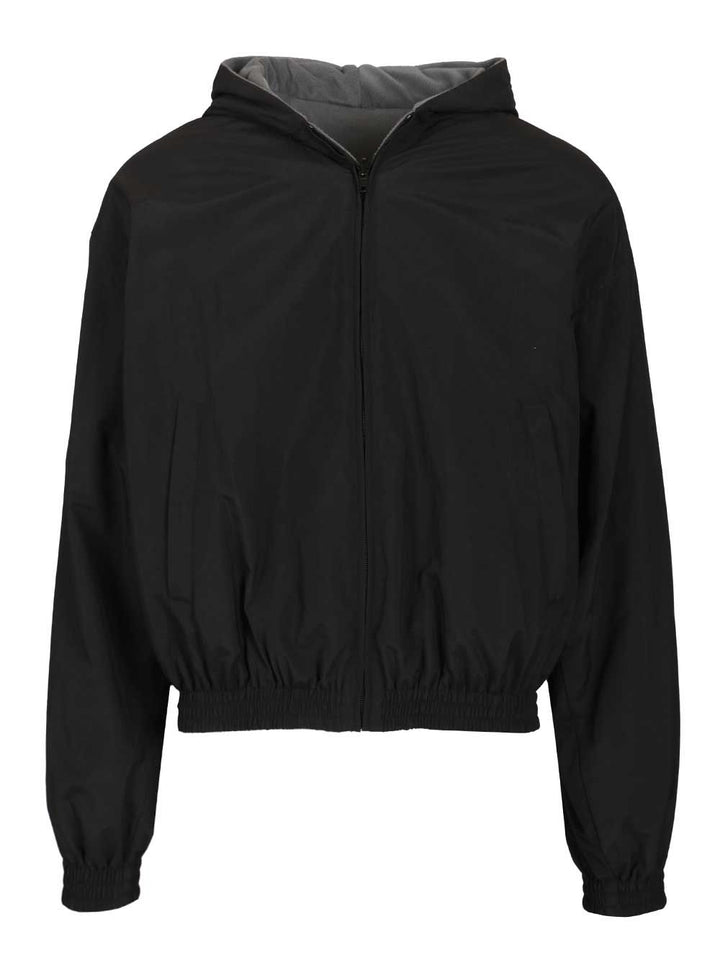 Balenciaga Cursive Reversible Tracksuit Jacket Sweatshirts - Nero | 823a3768c9b022e908cee438080ad12987cb431d