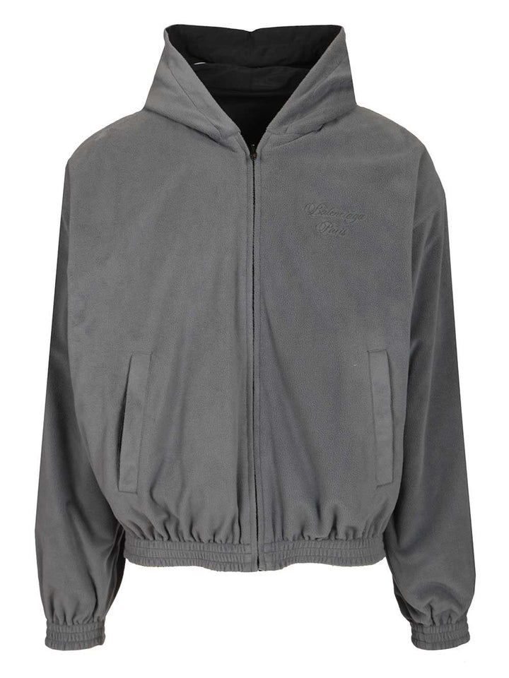 Balenciaga Cursive Reversible Tracksuit Jacket Sweatshirts - Nero | 65c0fe263887667aa765110fb979a11a2560b276