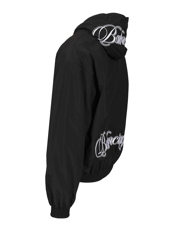Balenciaga Cursive Reversible Tracksuit Jacket Sweatshirts - Nero | 7546b10ccd92f794aa878cc372dd958663bd09bc