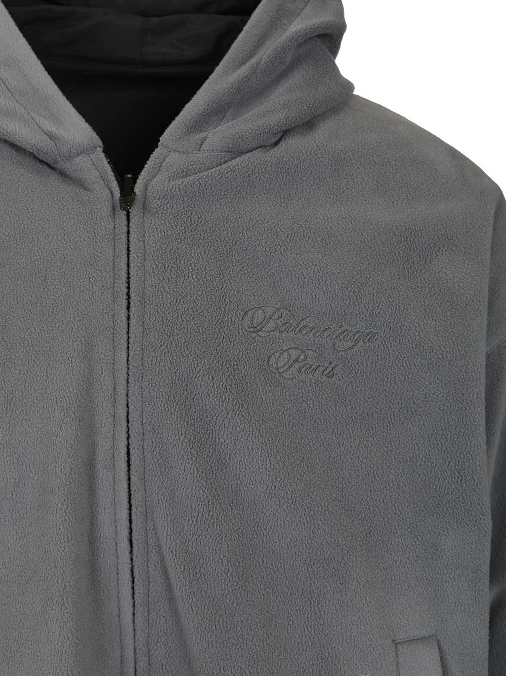 Balenciaga Cursive Reversible Tracksuit Jacket Sweatshirts - Nero | 3b65381093311bc393770382c2da4cd0457c11dd