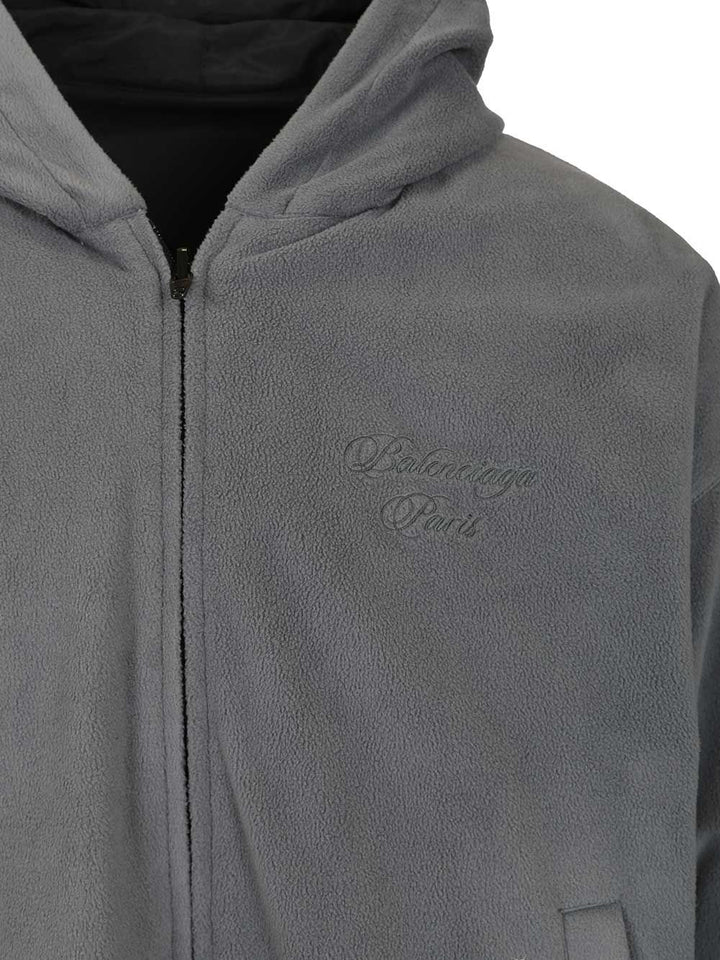 Balenciaga Cursive Reversible Tracksuit Jacket Sweatshirts - Nero | 3b65381093311bc393770382c2da4cd0457c11dd
