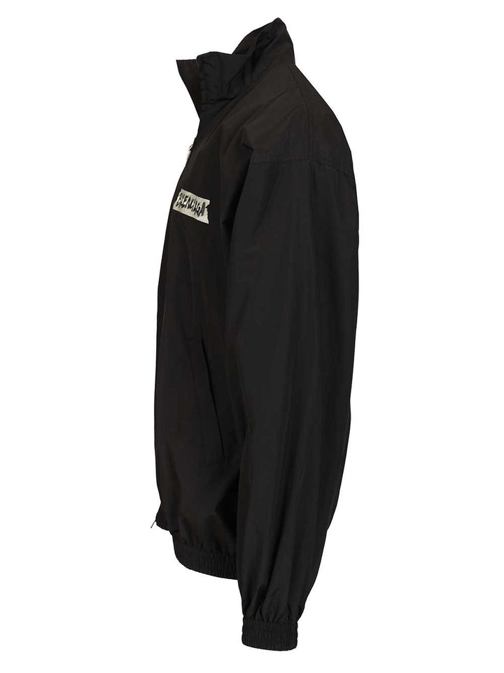 Balenciaga Masking Tape Tracksuit Jacket Giacche - Nero | eacfe6a9751c2712c26f53a64a55c4a7953bf401