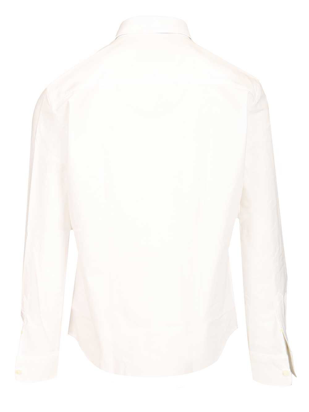 Ami Oxford Button-Down Shirt Shirts - Bianco | 7704527ccdff03d7b6de34ba81988ae344131906