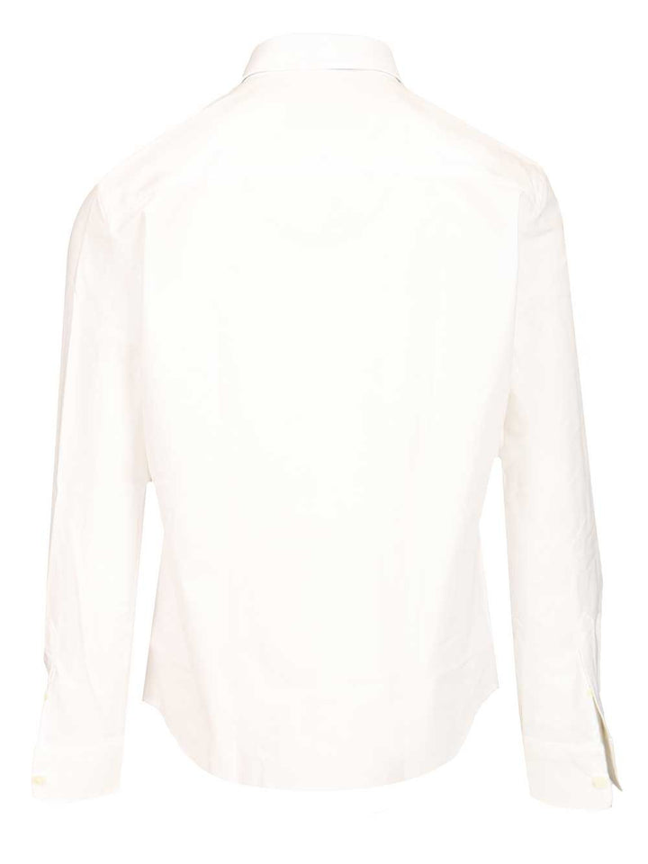 Ami Oxford Button-Down Shirt Shirts - Bianco | 7704527ccdff03d7b6de34ba81988ae344131906