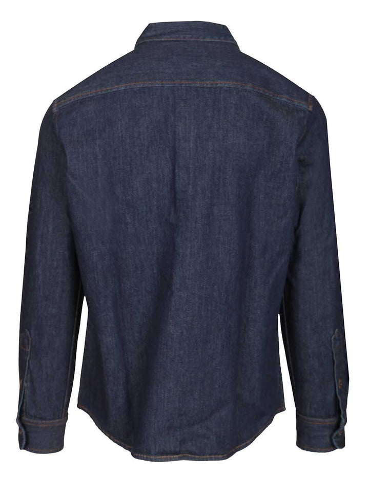 Ami Denim Shirt Shirts - Blu | 4d0bf2f2f4e12bd072125d1fcf6f7220288580c7