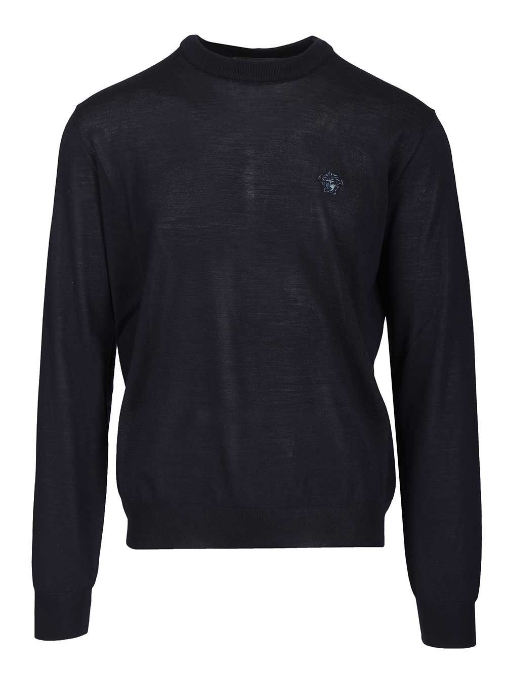 Versace Medusa Knitwear - Blu | 586820adc8673cc327f16b6f3d3db02d03de32da