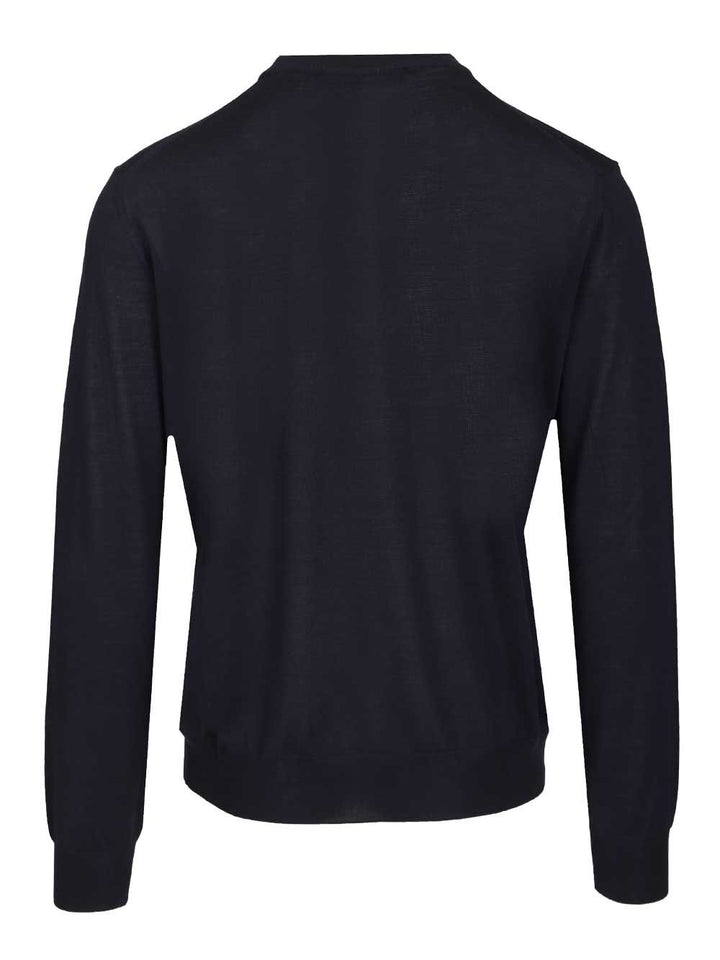 Versace Medusa Knitwear - Blu | eb19fe8b7b9af24535c5bd351dce9a18d7dee3e7