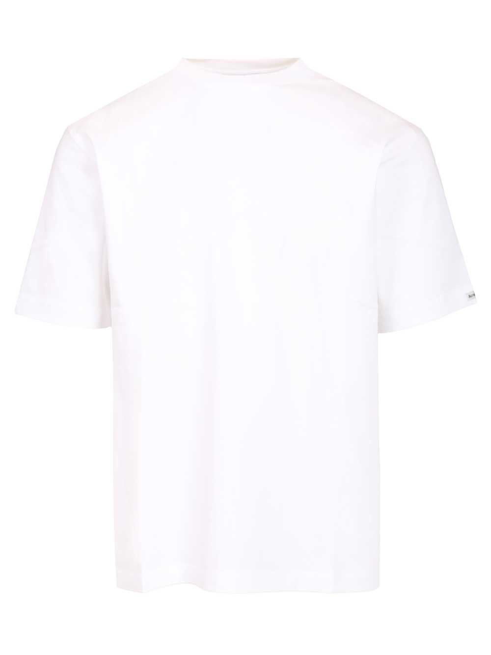 Acne Studios Organic Cotton T-Shirt - Bianco | 7a88bcb7f3aede05a19536386b5ff8afdf2f52df
