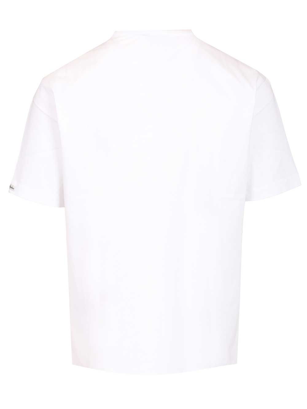 Acne Studios Organic Cotton T-Shirt - Bianco | 55d22d110517e4f3baff1705a01f895963a79f12