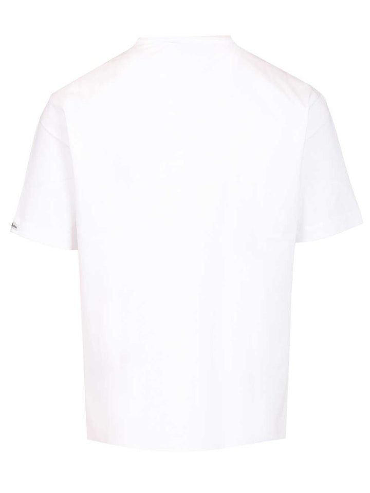 Acne Studios Organic Cotton T-Shirt - Bianco | 55d22d110517e4f3baff1705a01f895963a79f12