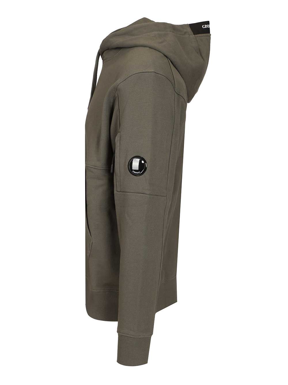 C.P. Company Sweatshirt Made Of Diagonal Raised Fleece Sweatshirts - Grey | c7177b8e4b4ef474ef611ae587a0dc4fd1108764