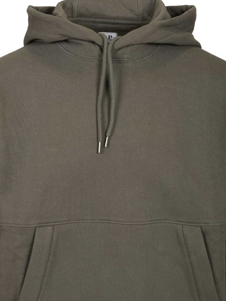 C.P. Company Sweatshirt Made Of Diagonal Raised Fleece Sweatshirts - Grey | 426dc786eab65ba87900713da4b4a8c6cb9dbc21