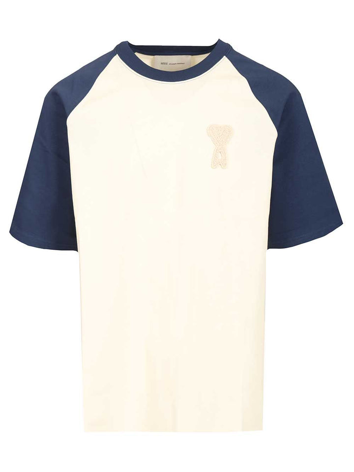 Ami Ami De Cœur  In Cotton Jersey T-Shirt - Multicolor | a3cf02fb2118656e1bc94e2ac0319cd8386931c1