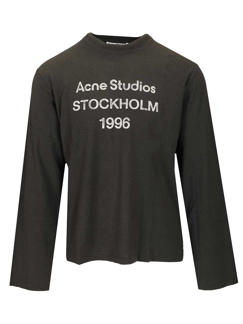 Acne Studios Long-Sleeved T-Shirt - Nero | 5dc22125f1bbf2bf5f4ca90667ef4530b6d26efe
