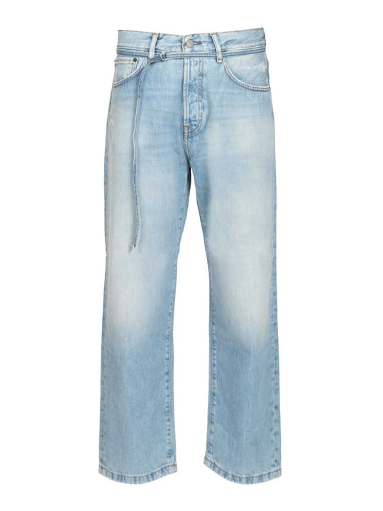 5-Pocket Denim Jeans Blu