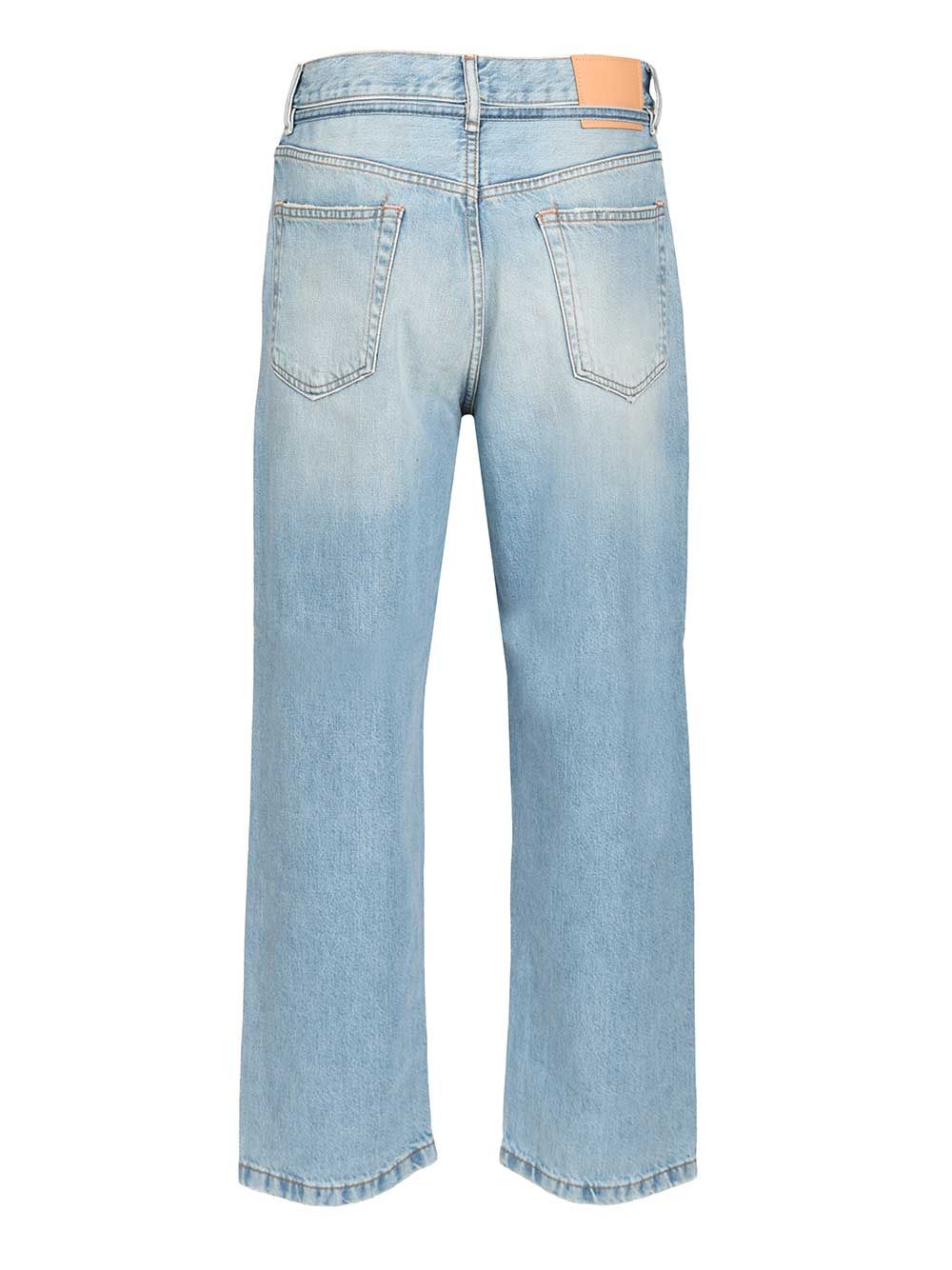 Acne Studios Loose Fit 5-Pocket Denim Jeans - Blu | 419fb6e7c8908ab821ccfccfef26796b030fa387