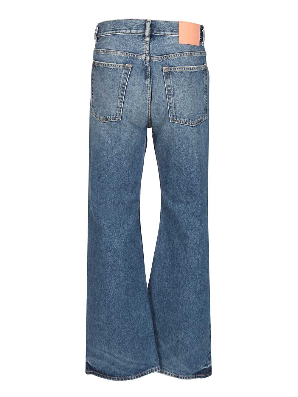 Acne Studios Five-Pocket Organic Cotton Jeans - Blu | 1d2d3d106eddee587c12deec469c539e273b6095