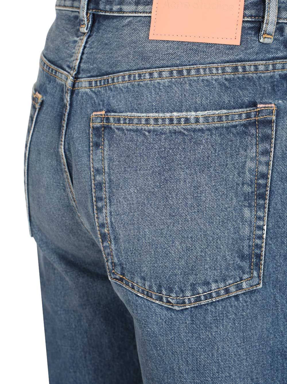 Acne Studios Five-Pocket Organic Cotton Jeans - Blu | a2adaf977fb67a895dfdd671c5a07868370a4ac7