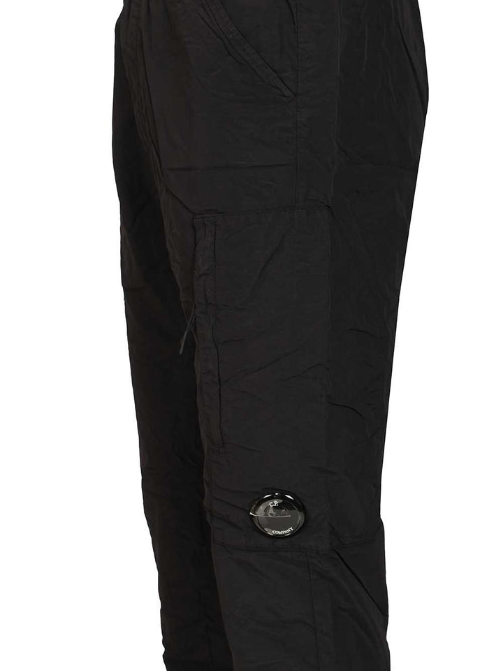 C.P. Company Flatt Nylon Regular Cargo Pants Trousers - Nero | e0ad4d30f2bf143305a2bffb426b8bdcbd7fe5a1