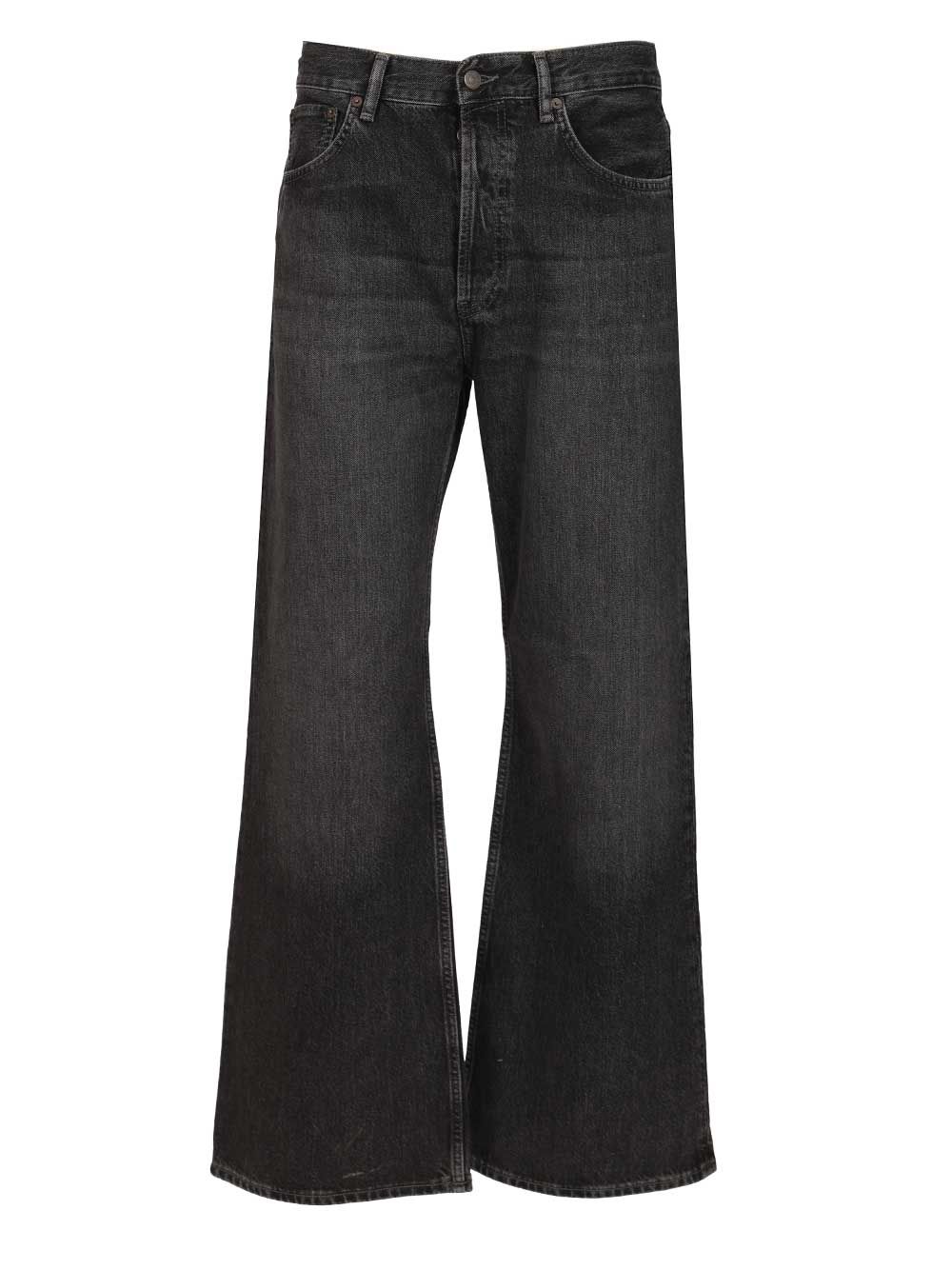 Acne Studios Deep Black Jeans - Nero | e45506a49fa4140768e20d0cca64d9dcd70b1c28