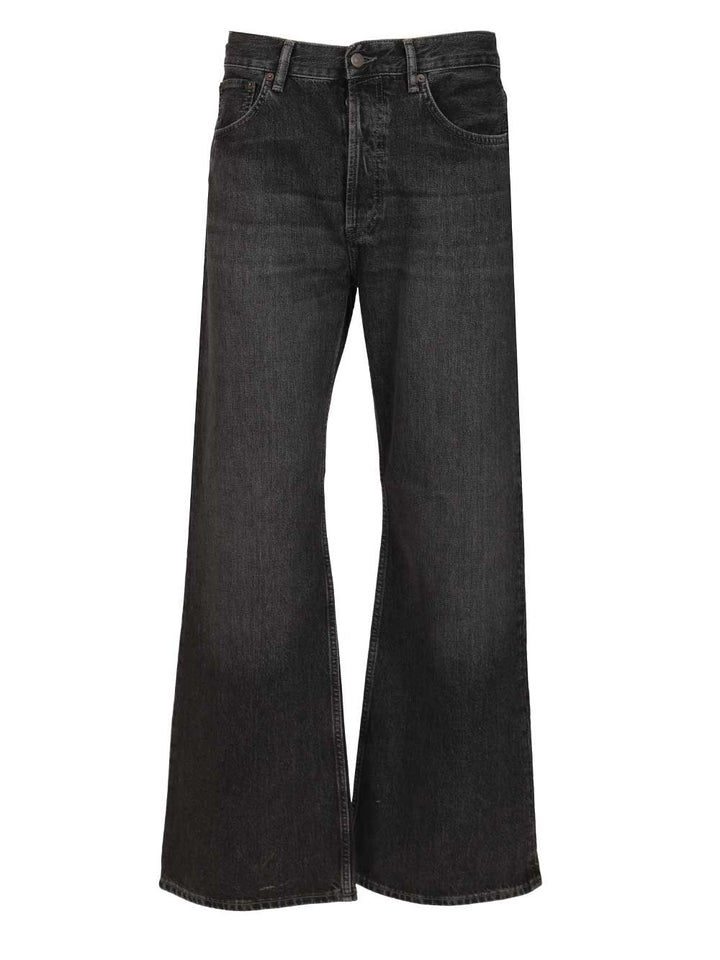 Acne Studios Deep Black Jeans - Nero | e45506a49fa4140768e20d0cca64d9dcd70b1c28